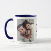 モダン "Love you Papa" 2枚写真入り マグカップ (左)