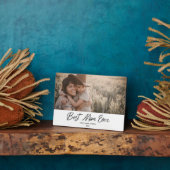 モダン Mom 最高の Mom 独身の Photo Prake フォトプラーク (側面)