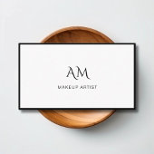 モダン, Monogram, White名刺 名刺