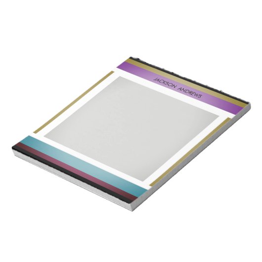 モダン Name Notepad(スタイリッシュはっきりしたパーソナライズされた) ノートパッド (回転)