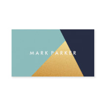 モダン Navy, Blue White Data Geometric Block