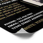 モダン&Podcasterスタイリッシュ、ポッドキャ広告スト ポスター (角)