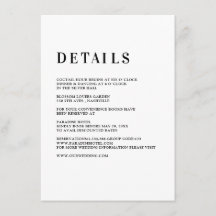 モダン, simpel, frisch - Hochzeitエンクロージャカード