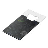 モダン_THEエレガント_ART_BLACK クレジットカード栓抜き (正面アングル)