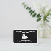 モダン walrus (色のカスタマイズ可能) 名刺 (スタンド正面)