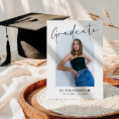 モダンArch写真の卒業 招待状