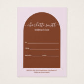 モダンArch Earth Tones商品券 (裏面)