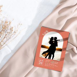 モダンArch I Photo I Terracotta I結婚's 招待状