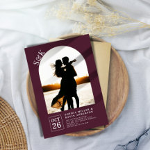 モダンArch I Photo I Wine Berry I's 結婚