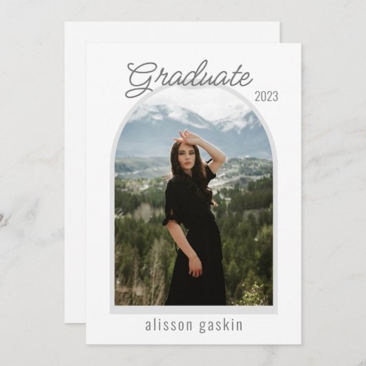 モダンArch Photoの発表 招待状 (正面/裏面)