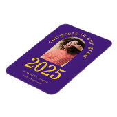 モダンArch Photo 2024 Grad Purple Announcement マグネット (左側)