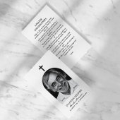 モダンArch Photo Christian Memorial祈りの言葉 名刺