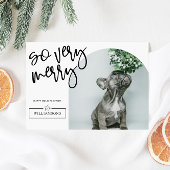 モダンArch Photo Familyクリスマス シーズンカード