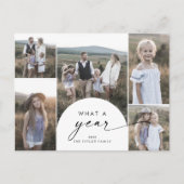 モダンArch Photo Family News What A Year シーズンポストカード (正面)