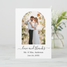 モダンArch Photo Frame愛と感謝してい結婚s
