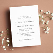 モダンArch Photo Nothing ファンシー Just Love 結婚's 招待状