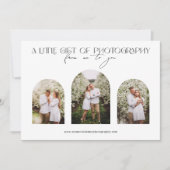 モダンArch Photos Photography Gift Certificate (正面)
