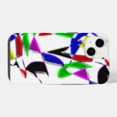 モダンArtテクスチャ iPhoneケース (裏面横)