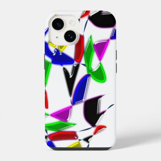 モダンArtテクスチャ iPhoneケース (裏面)