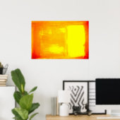 モダンArt – ミニマル抽象芸術アートポスタープリント ポスター (ホームオフィス)