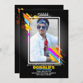 モダンArt Frameフォト招待状 招待状 (正面/裏面)