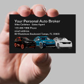モダンAuto Broker名刺テンプレート 名刺