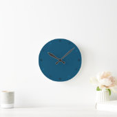 モダンAzure Blue Wall Clock ラウンド壁時計 (ホーム)