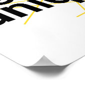 モダンBeシンプルの都市グラフィックデザインユニーク ポスター (角)