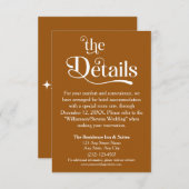 「モダンBe our Guest」の結婚詳細 エンクロージャーカード (正面/裏面)