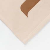 モダンBeige BFFs 5枚コラージュ フリースブランケット (角)