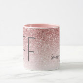 モダンBFFバラ金ゴールド最高のグリッターフレンド マグカップ (中央)