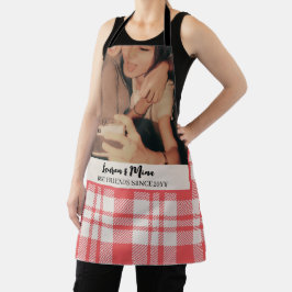 モダンBFFフォトチェックフレンドシップベストフレンド エプロン