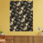 -モダンBLACK-BROWN-Very Nice Canvas Print キャンバスプリント (インサイチュ (リビング))
