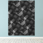 -モダンBLACK-GRAY-Very Nice Canvas Print キャンバスプリント (インサイチュ (ウッドフロア))