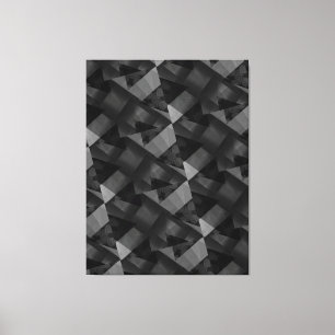 -モダンBLACK-GRAY-Very Nice Canvas Print キャンバスプリント
