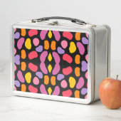 モダンBLOBパタカラフルーン メタルランチボックス (インサイチュ)