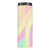 モダンboho happy anniversary add name date orange タンブラー (裏面)