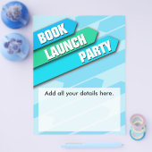 モダンBook Launch Flyer チラシ (シングル)