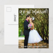 モダンBrush Script We得 Kuple Photo ポストカード (正面/裏面)