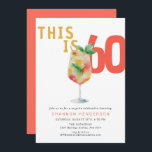 モダンBubbly Coral 60th Birthday Partyへの招待 招待状<br><div class="desc">おもしろいモダンバブリーCoral Drink 60th Birthday Party Invitation誰か特別な人に何のおもしろい祝の方法!</div>