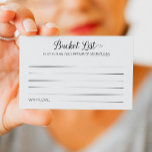 モダンBucket List Lifetime of Adventures結婚 アドバイスカード<br><div class="desc">これらの魅力的バケットリストカードは、のゲストブックの伝統的完璧な代替結婚となる。お客様が一緒にカップルで最高の訪れたり、人生で一緒に行ったりするためのアイディアについて話し合わ結婚したせる！</div>