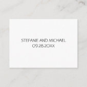 モダンBucket List Lifetime of Adventures結婚 アドバイスカード (裏面)