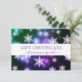 モダンBUSINESS CRISTMAS CERTIFICATEギフト (スタンド正面)