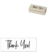 モダンBusiness Thankのスクリプト ラバースタンプ (押印)