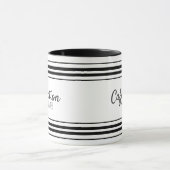 モダンCaffeinationの進行中 マグカップ (中央)