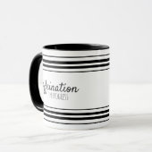 モダンCaffeinationの進行中 マグカップ (正面左)
