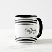 モダンCaffeinationの進行中 マグカップ (正面右)