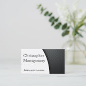 モダンCarbon Fiber Premium名刺 名刺 (スタンド正面)