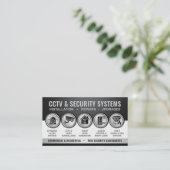 モダンCCTV&セキュリティシステムズスペシャリスト 名刺 (スタンド正面)