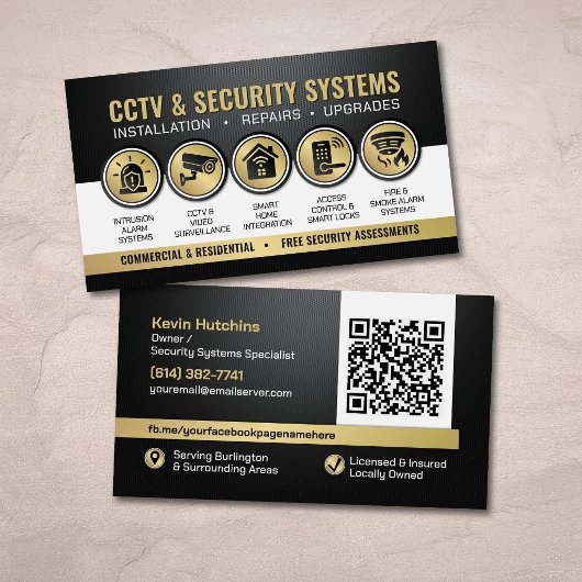 モダンCCTV&セキュリティシステムズスペシャリスト 名刺